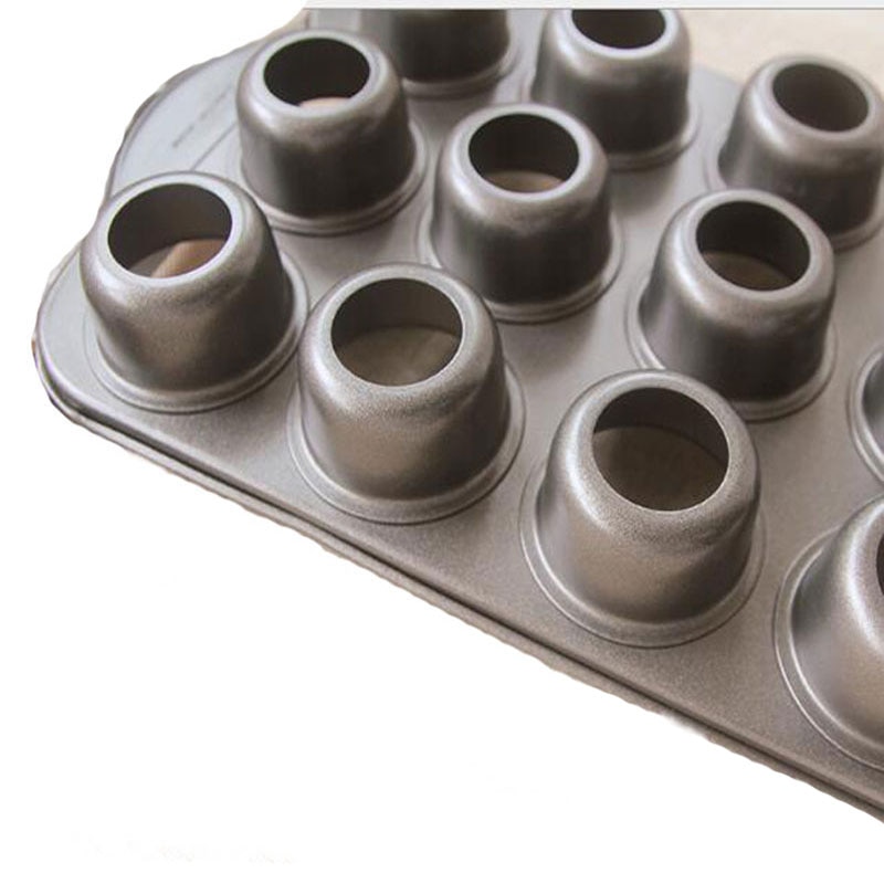 Nonstick mini cheesecake pande ,12 kop aftageligt metal rund kage & cupcake & muffin ovn form form til bagning af bakeware dessert værktøj