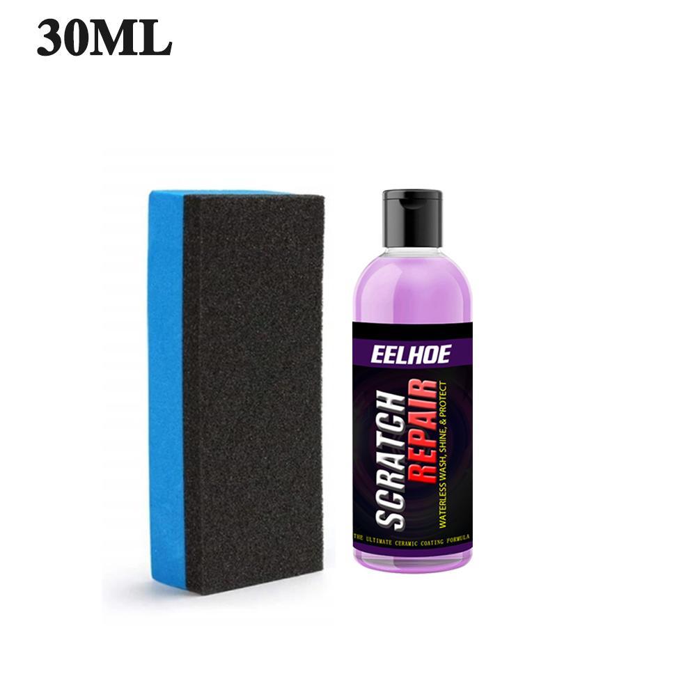100/50/30ml Ceramic Car Wash Quick Coat Polish & Sealer Remover With Sponge Car Nano Ceramic Coating Polishing Remover: Set 30ml