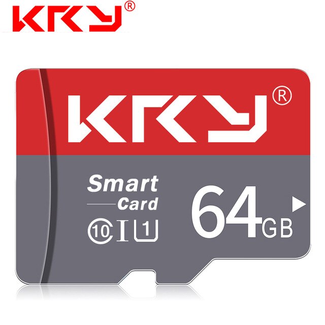 KRY tarjeta de memoria de alta velocidad Original 64GB tarjeta micro sd Clase 10 128GB tarjeta portátil flash TF 32GB 16GB 8GB para grabadora de conducción