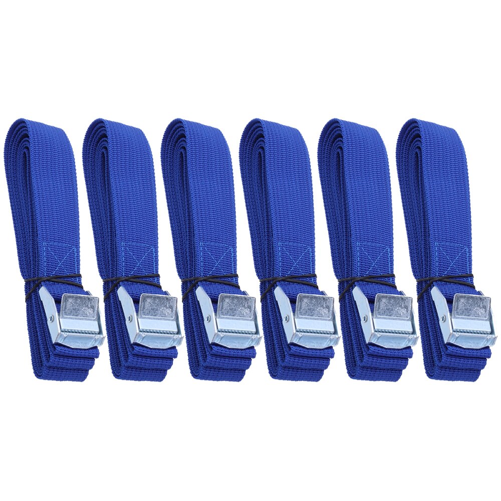 6PCS Polyester Quick Release Lashing with Buckle Tying Straps for Cargo Tie Down Car Roof Rack Luggage Kayak Carrier Moving Cano
