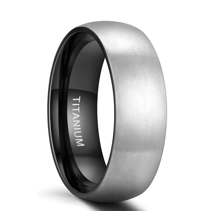 Somen-Anillo de titanio para hombre, acabado – Grandado