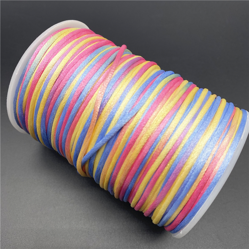 5yards 2,5mm Bunte Schnur Seil Gewinde Chinesischen Knoten Macrame Schnur Armband Geflochtene String DIY Quasten Perlen Für Shamballa: 10