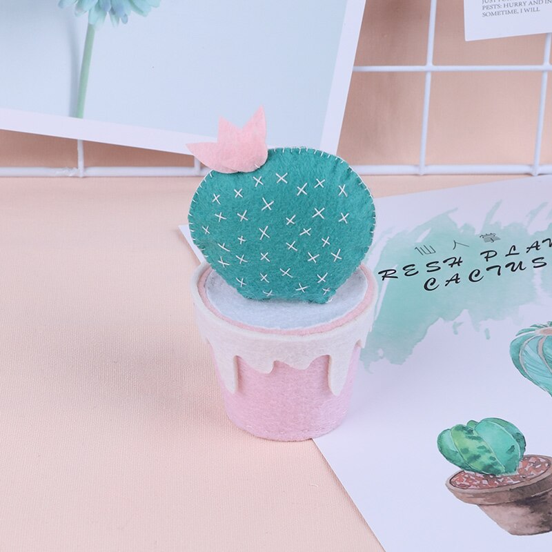 Meian Kit de punto de aguja no tejido para suculentas, Cactus, fieltro de lana, fieltro de corte de aguja, paquete de conjuntos de manualidades Diy