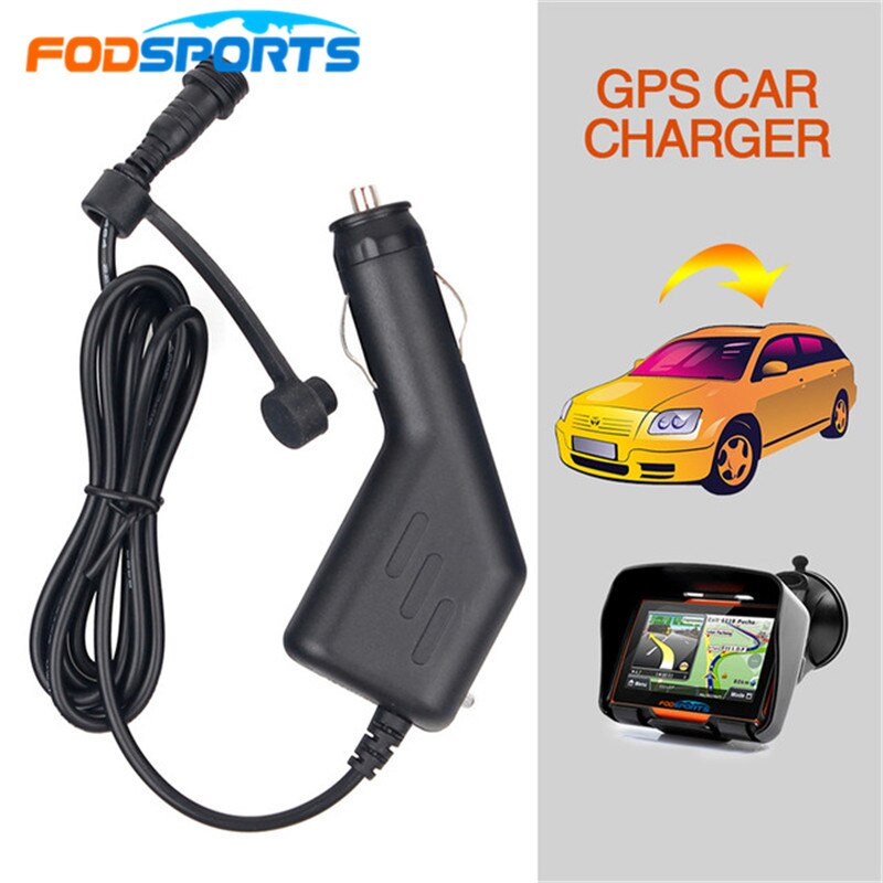 Fodsports-cargador de coche para motocicleta, dispositivo de navegación GPS, 4,3 pulgadas, 5 pulgadas