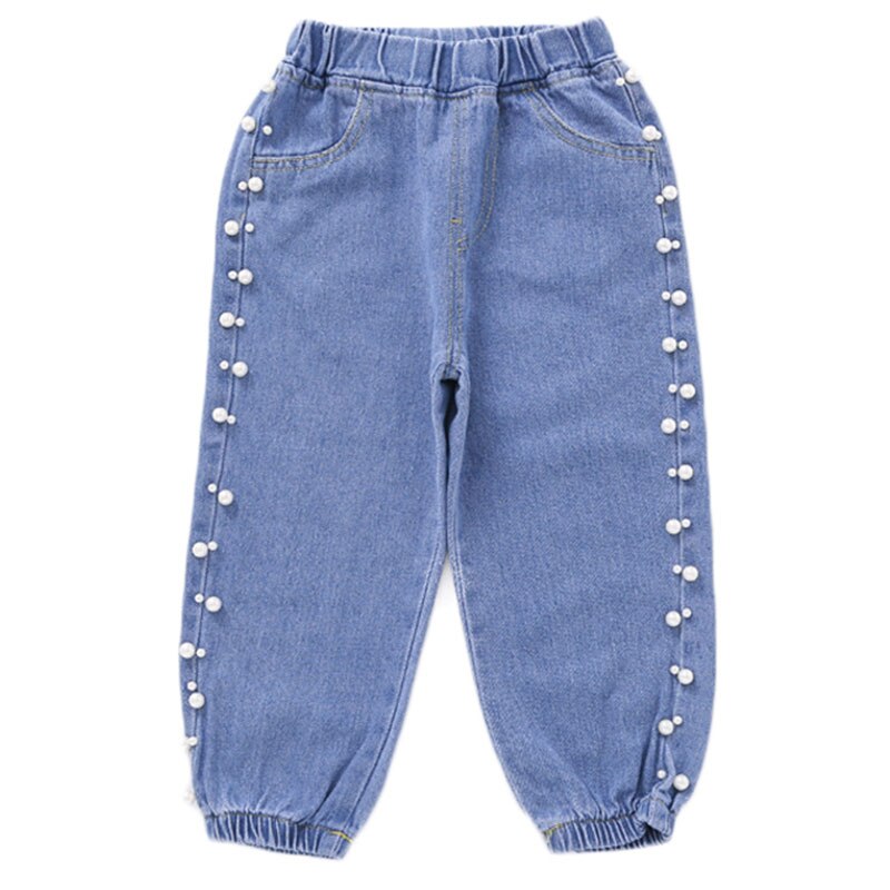 Børns jeans børn denim lange bukser drenges sommer myg-bevis bukser piges tegneserie åndbar tynd jeans 1-6y: 7