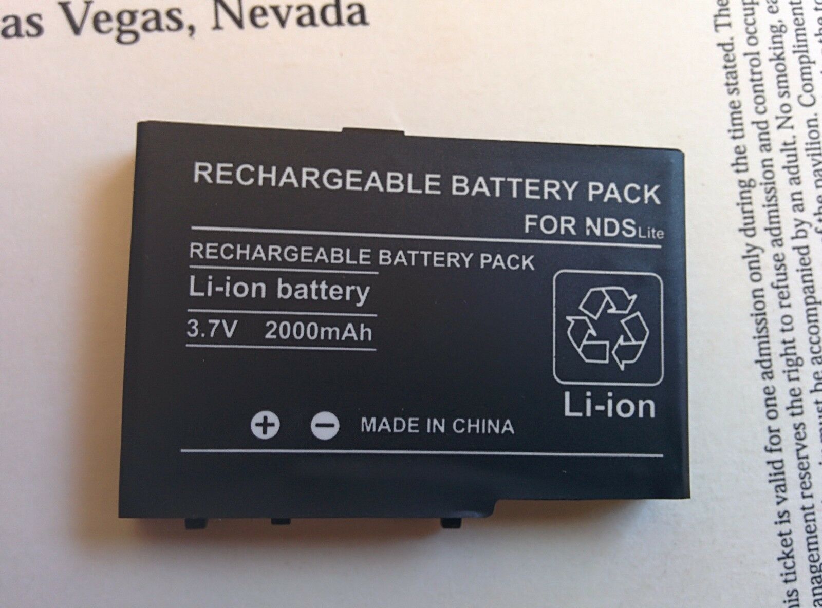 2pc 2000mAh 3.7V Rechargeable Lithium-ion Battery For Nintendo DS Lite NDS NDSL Replacement Battery Pack With Mini Screwdriver