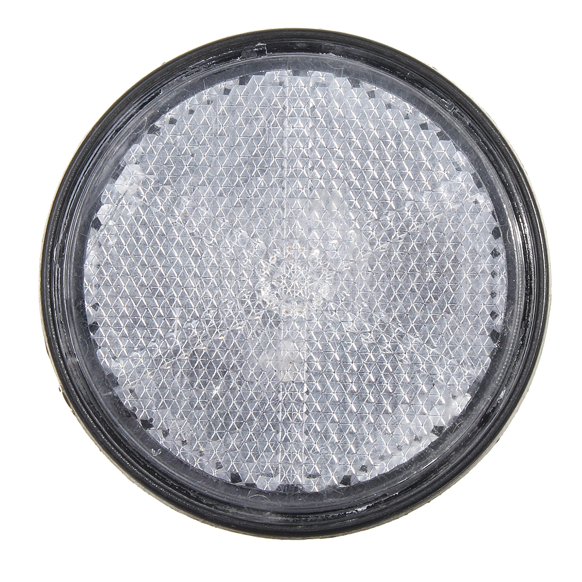 2Pcs 2'' Universal MOTORCYCLE ATV Scooter Dirt Bikes BOLT NUMBER PLATE ROUND REFLECTOR Red Orange