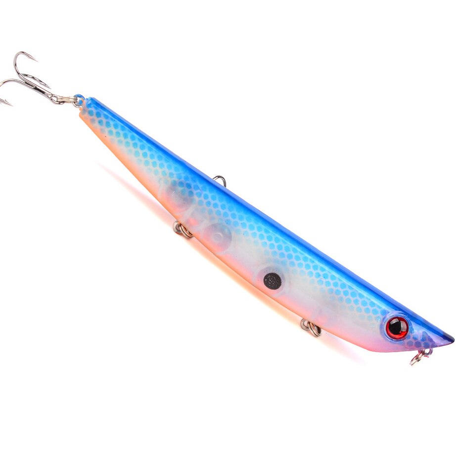 17g/12cm Popper Fishing Lures Topwater Fishing Lure Artificial: c