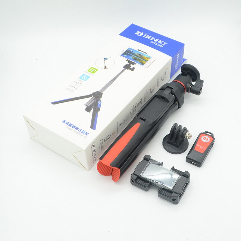 Benro MK10 Desktop 4 in 1 Erweiterbar Selfie Stick Live Halter Bluetooth Fernbedienung Für IPhone GoPro Huiwei MI Telefon