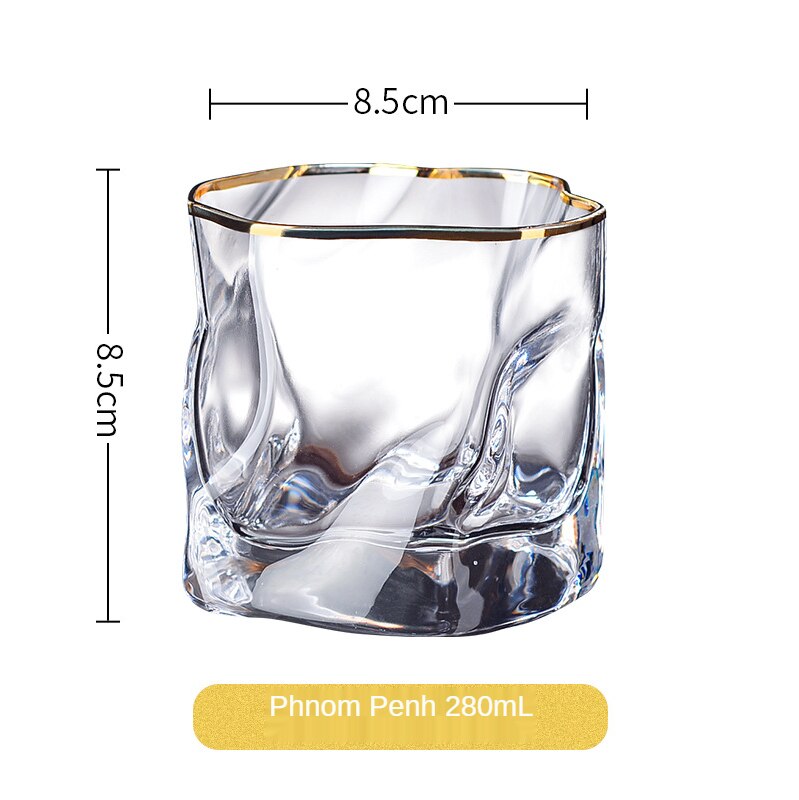 Cup ins wind home glass drinking glass breakfast milk juice glass whiskey glass beer glass: E