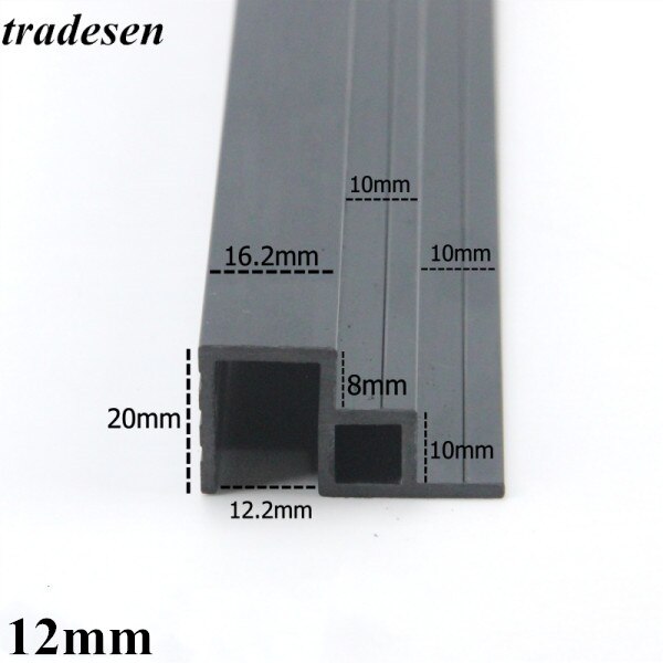 Aquarium Aquarium PVC kunststoff rutsche fisch Panzer doppel Deck seite streifen doppel Deck rutsche seite streifen doppel Deck drücken-ziehen rutsche: 12mm