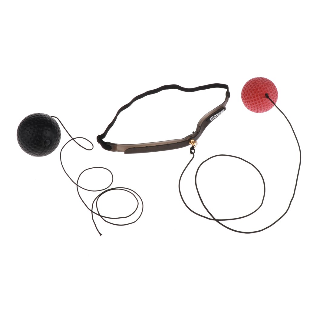 2 -delige boksreflexbal complete bundel – vechtbal boksuitrusting trainingsset voor kinderen en volwassenen