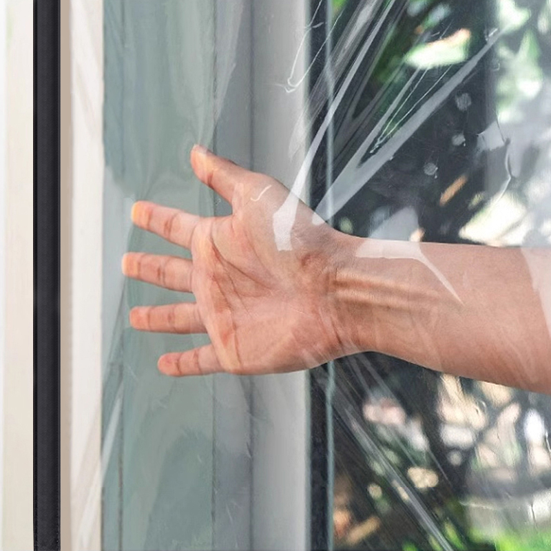 Winter Schlafzimmer Wohnzimmer Isoliervorhänge Haushalt Kälte- und Windschutz hochauflösende transparente Isolierfolie