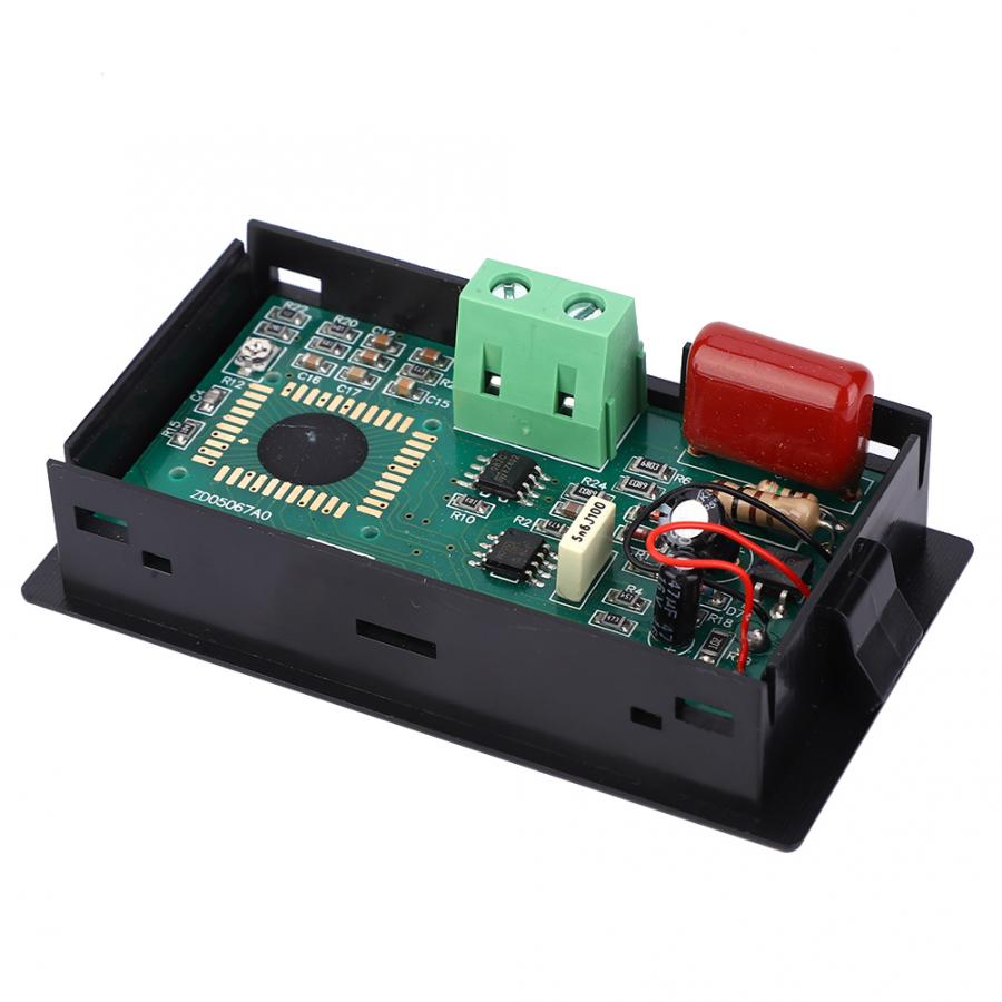 Frequency Counter D69-HZ Digital Display Frequency Meter 10~199.9Hz AC80~300V Cymometer with LCD Screen Measuring Tool