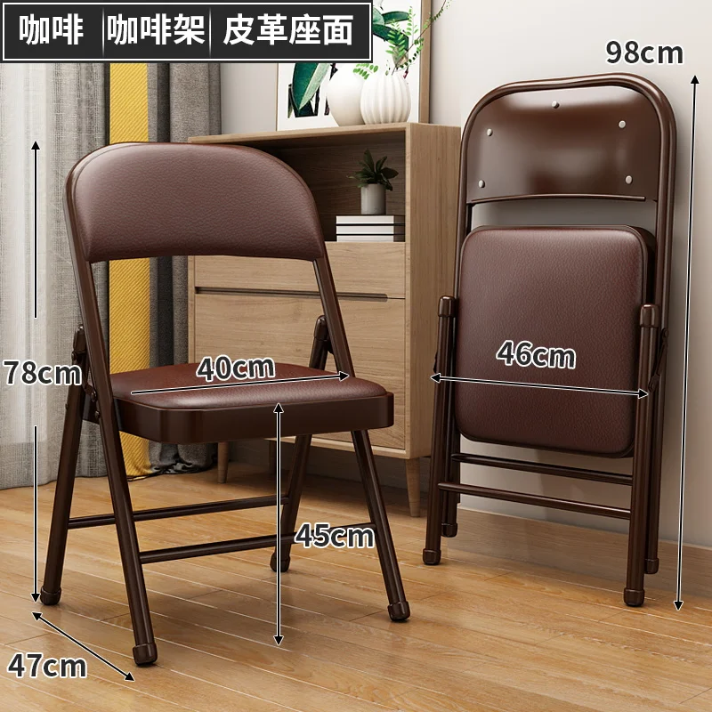 FOR Folding portable stools, office, conference back chairs, home computer chairs, student dormitory chairs: Pink