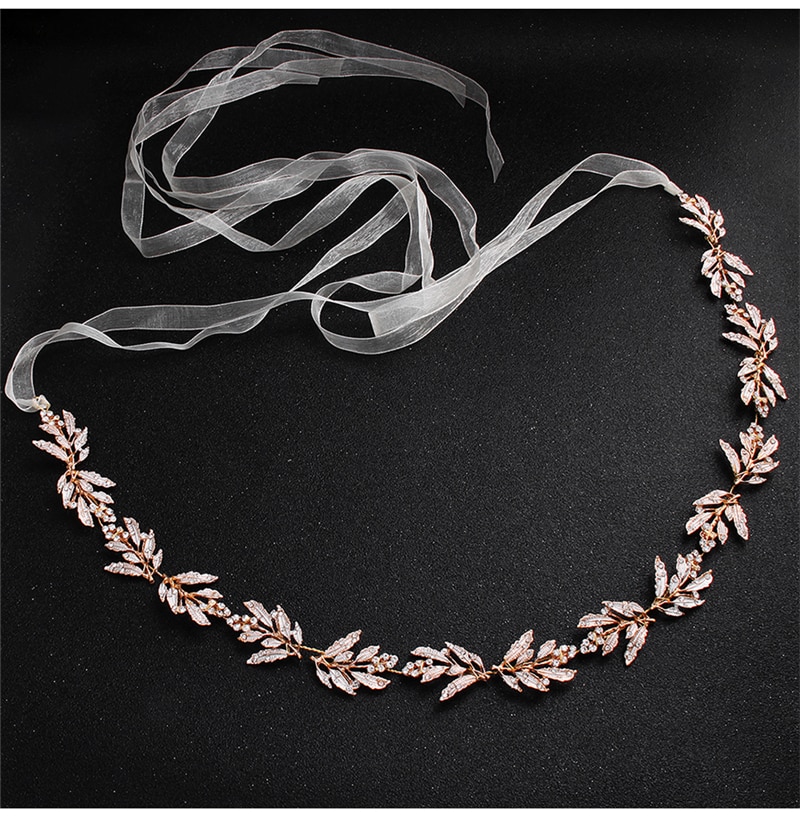 Zilver Strass Bruiloft Riem Bruids Sjerpen Gold Crystal Lint Riem Sjerpen Tailleband Diamanten Bruiloft Decoratie WS-J043