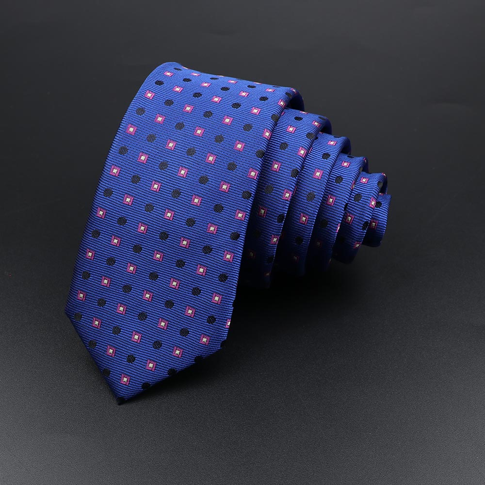 Klassische, schmale, gestreifte Krawatte für Herren, verrotten, marineblau, Jacquard-gewebt, solide Krawatte mit karierten Punkten, Alltagskleidung, Krawatte, Hochzeit, Party,: Smaragd Grün