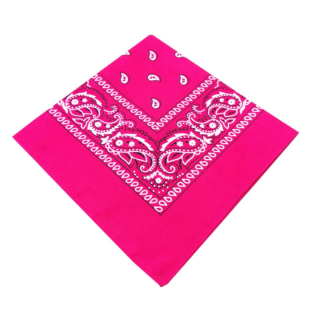 Baumwolle Neue Tie-Gefärbt Kopftuch Paisley Blättern Bandana Tie-Gefärbt Quadratischen wiederverwendbare Radfahren gesichtsmaske Mund Gesicht Schal