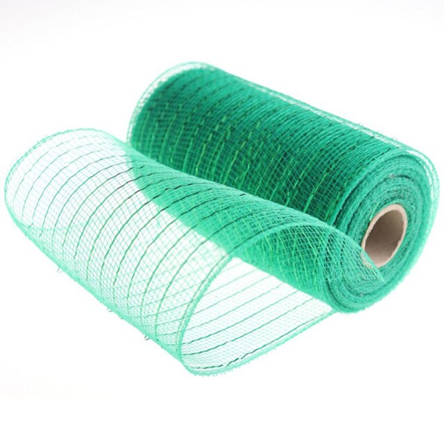 15Cm X 10yd Decor Mesh Rolls Accessoire Beschikbaar Decoratie Manden: Green
