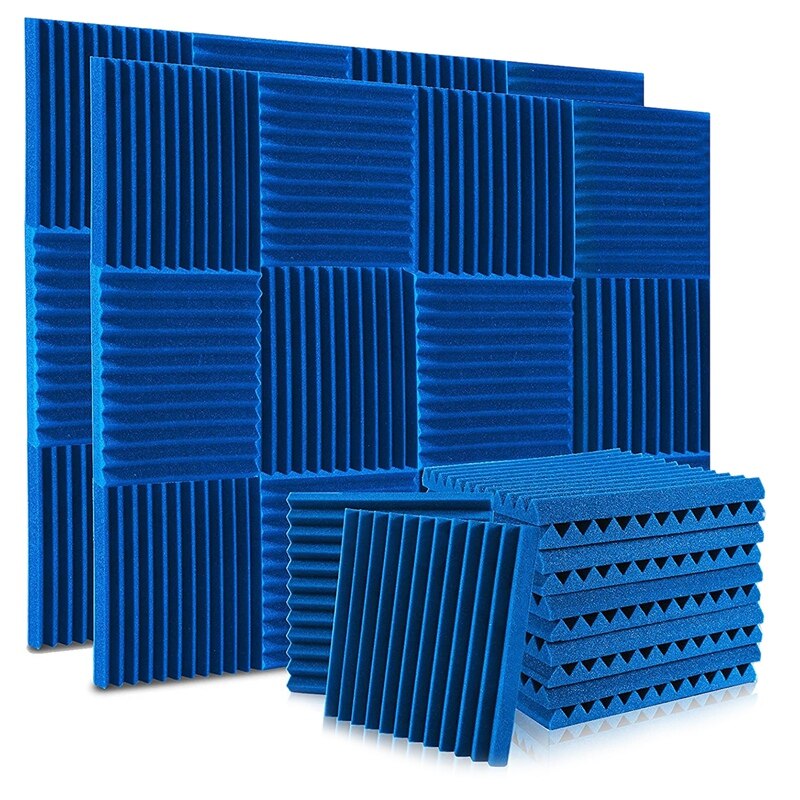 12/24 stuks studio akoestische schuim panelen spons geluiddichte 12/24 stuks studio akoestische schuim panelen spons geluiddichte