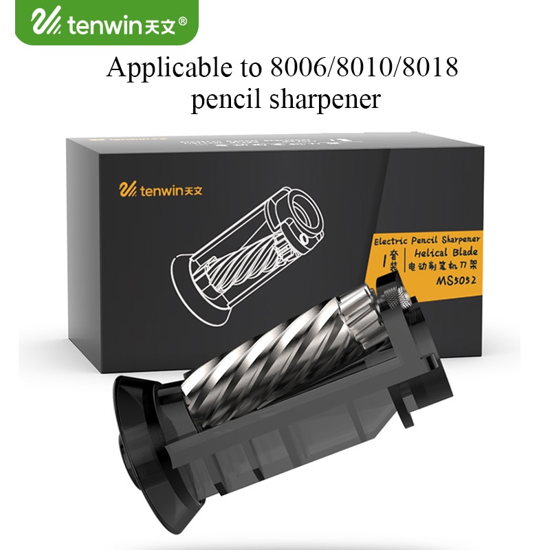 Tenwin Electric Helical Blade Pencil Sharpeners Replacement for 8006/8010/8018 Stationery Pencil Sharpener Art Tools