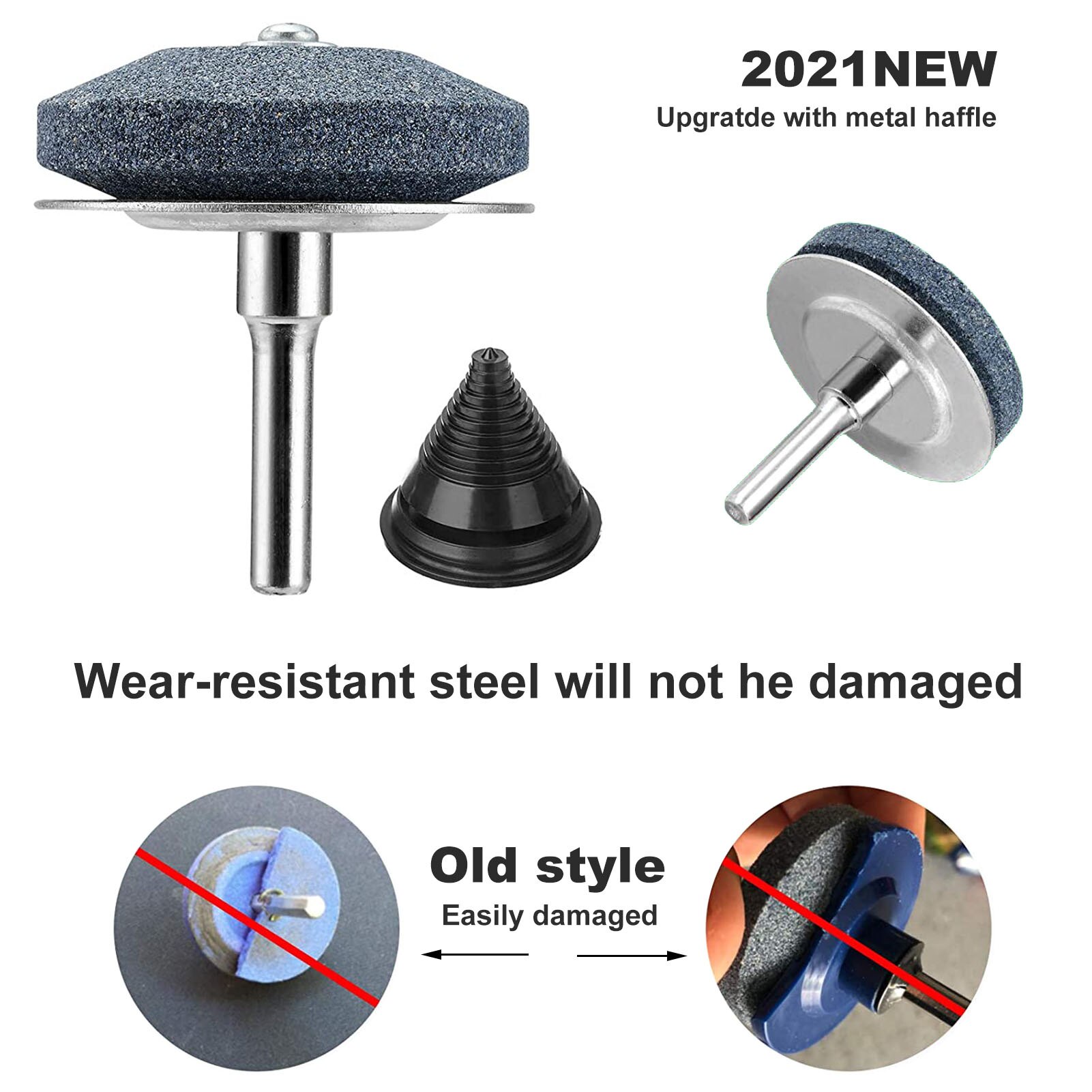 Faster Lawn Mower Sharpener Lawnmower Blade Sharpener with Balancer Lawn Mower Supplies Garden Lawn Mower Parts