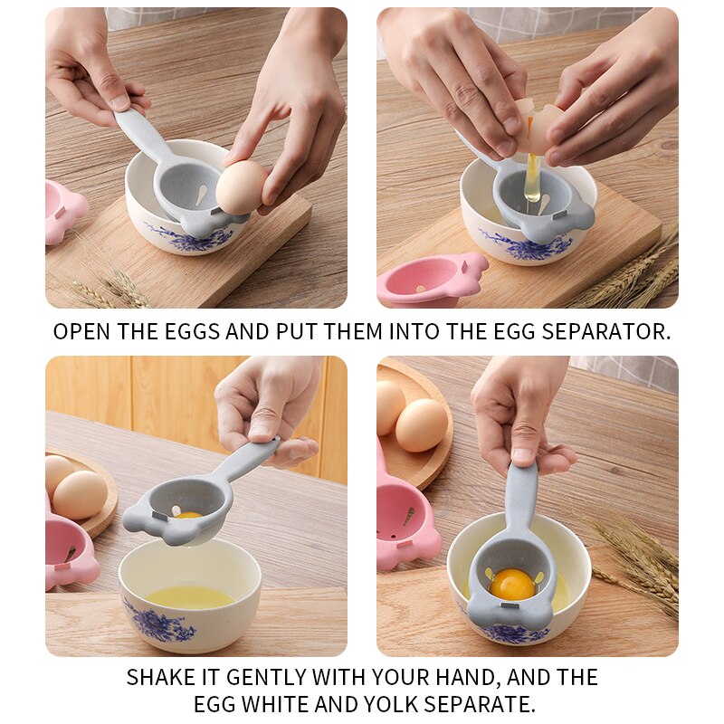 Uovo di plastica Separatore DIYYolk Vagliatura per Uso Domestico Bianco D'uovo Tuorlo Filtro chef di Cucina Sala Da Pranzo Cucina gadget Uova, Utensili E Accessori
