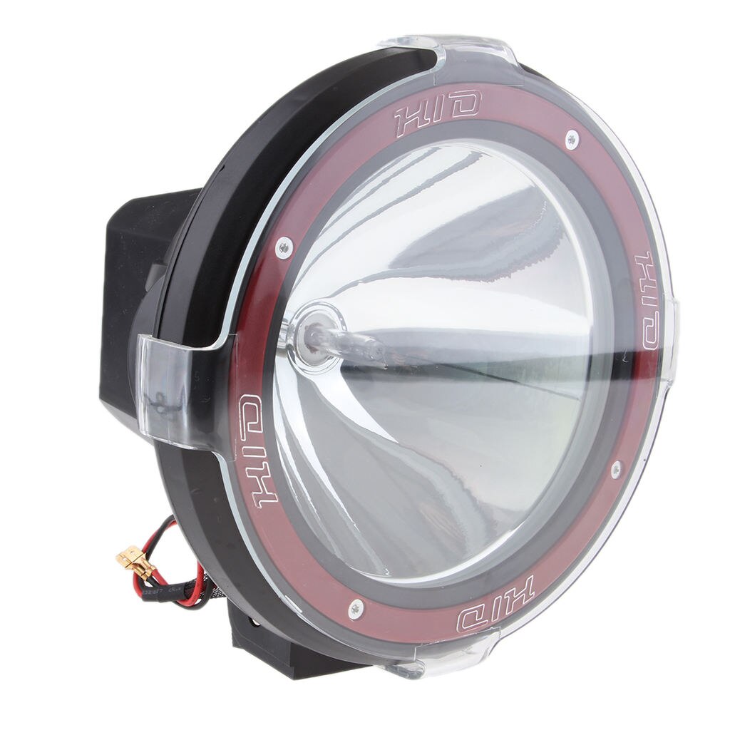 7' 100W HID Fronts Flood Driving Lights HID Xenon 12V Trucks SUV Spot Work Light Waterproof Flashlight Headlight 6925 LM 6000K