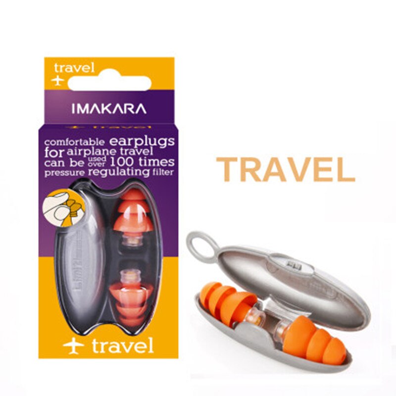 Earplugs For Sleeping Noise Canceling Reduction Music Anti-Noise Soft Set Protection Travel Sleep Swimming Silicone Ear Plugs: travel