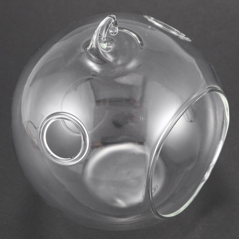 12Pcs 80Mm Opknoping Theelichthouder Glas Globes Terrarium Bruiloft Kandelaar Kandelaar (12 Stks/set)