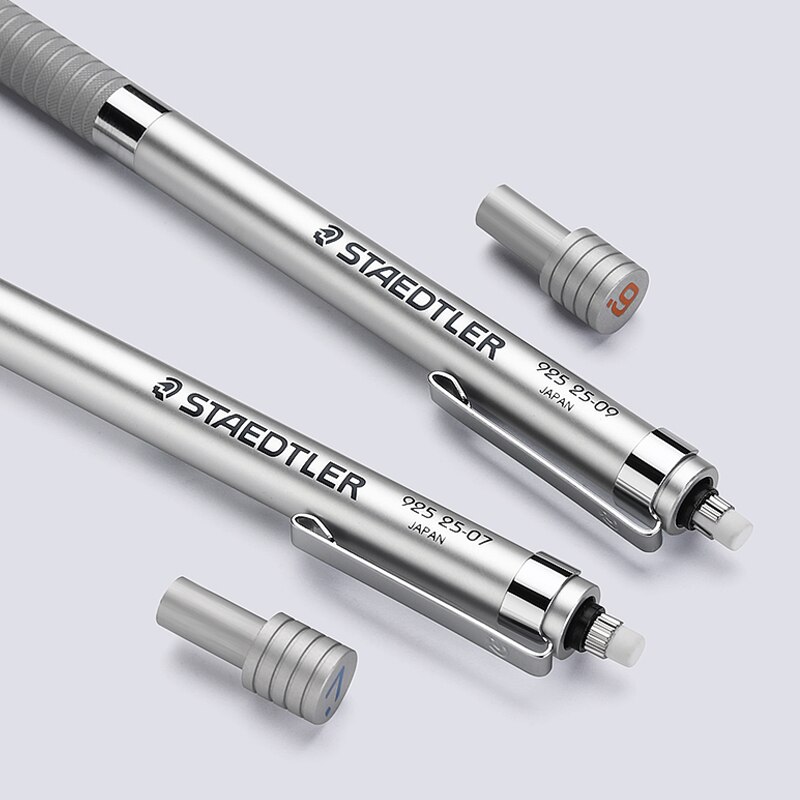 Lápiz automático Staedtler 925 Series 25 | 35 lápiz de dibujo de lápiz movible de centro de gravedad bajo de varilla de Metal