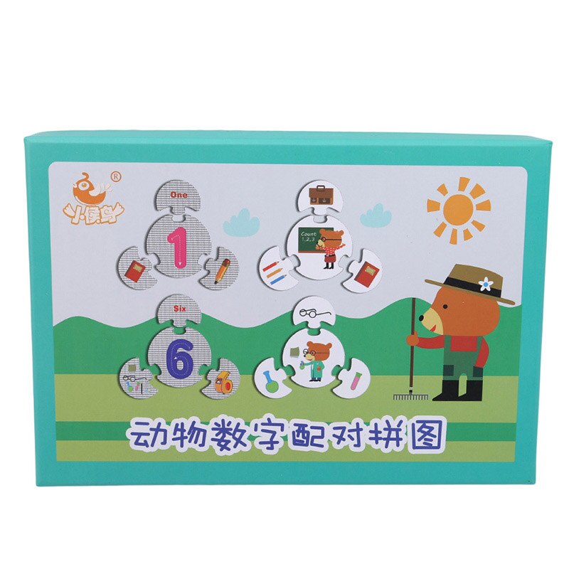 Kinderen Grote Matching Puzzel Games Vroeg Leren Card Nummers/Letters Puzzel Speelgoed Voor Kinderen Educatief Speelgoed