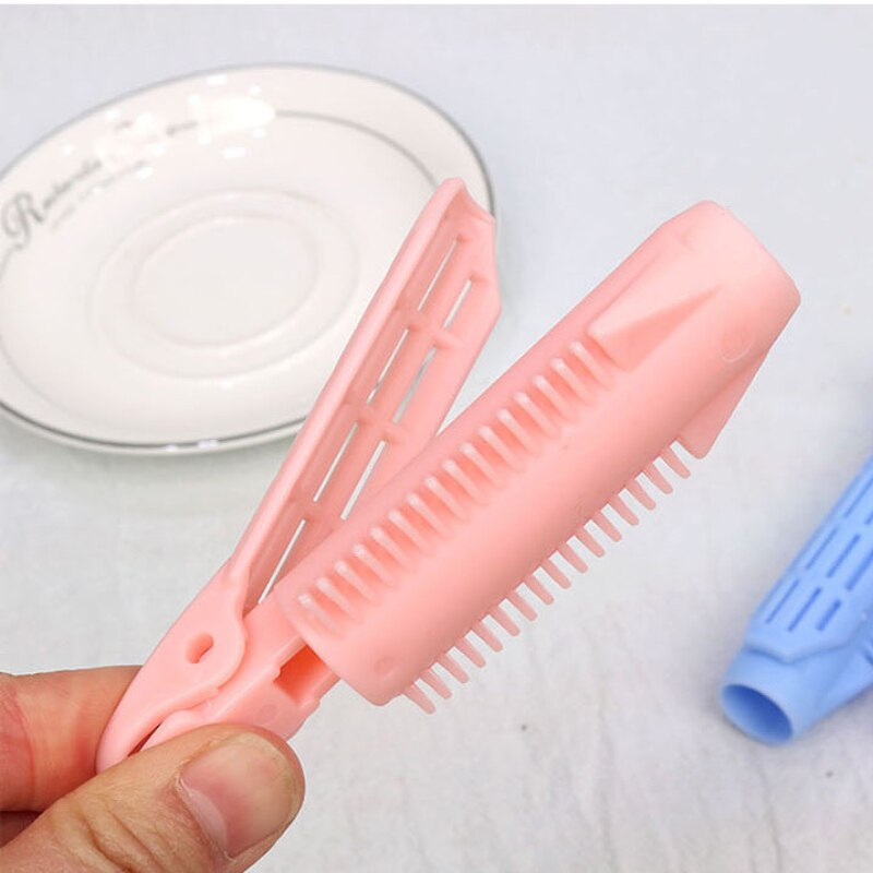 Pinzas rizadoras para el pelo, accesorios de estilismo para el cabello, Color caramelo, plástico Natural, raíz, 1/2 piezas
