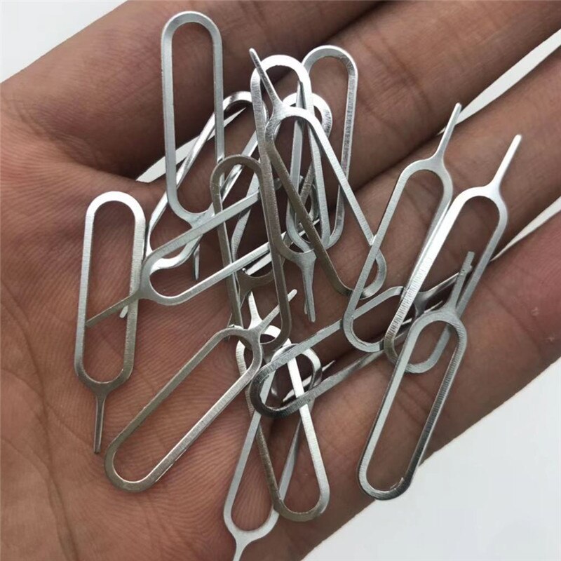 1000 Pcs Sim Card Tray Ejector Eject Pin Key Removal Tool Voor Iphone Ipad Samsung Voor Huawei Xiaomi Tabletten Sim accessoires