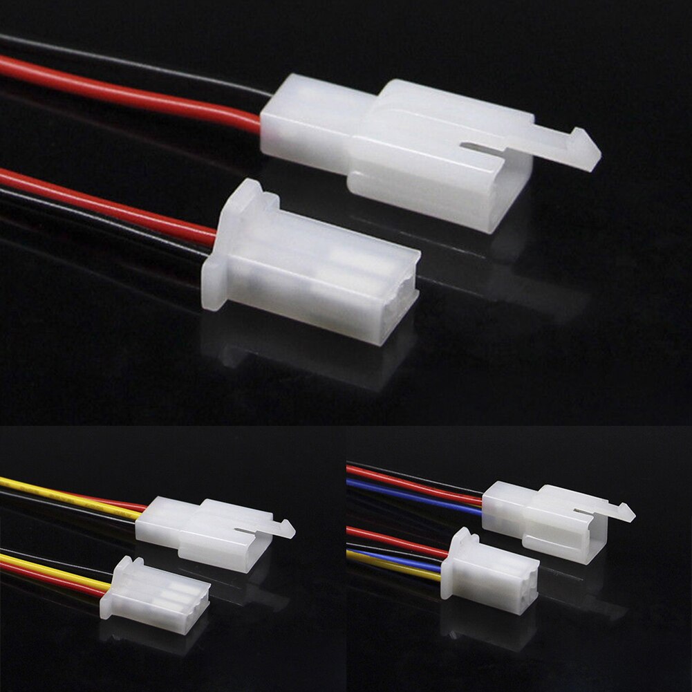 Car Motorcycle Male Female With Wire Practical Cable Docking Durable Connector Plug Socket
