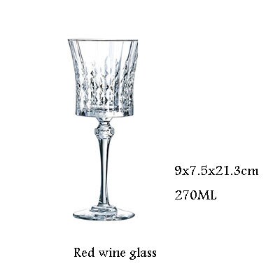 Copas de champán para copa de vino, cóctel, whisky, vaso de shot, accesorios de cocina para Bar: Red Wind Glass