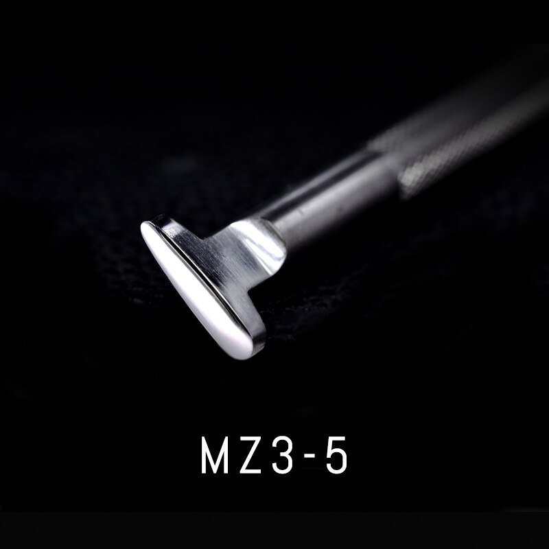 Sozo MZ3 Leer Werk Stempelen Tool Thumbprint Glad In Sheridan Zadel Maken Carving Postzegels 304 Rvs: MZ3-5