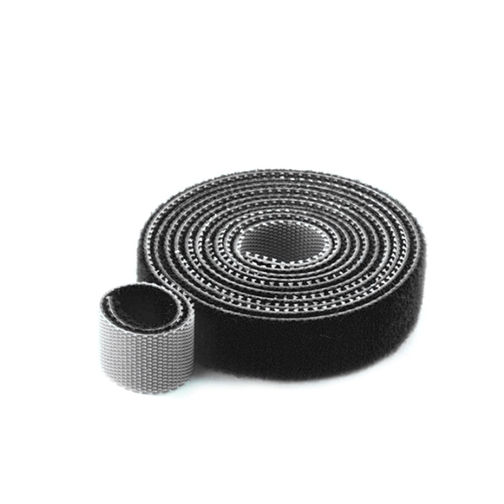 20mm 2PCS 3PCS Cable Ties Wire Bandage Hook Loop Fastening Tape Cable Self Adhesive Strap Holder Nylon Wire Management Storage: 3PCS Black