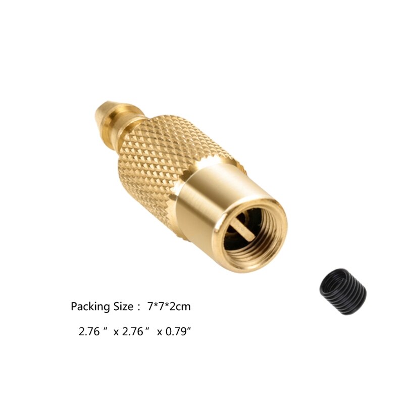 Brass Air Compressor Closed Flow Tire Heavy Duty Lock Car Tire Inflator Nozzle Adapter Pump Chuck Quick Converter Head