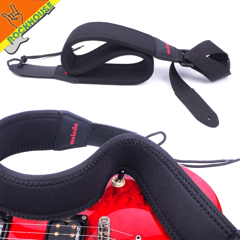 Elastische elektrische gitaarband basbanden kreukvrij superzacht duurzaam kreukvrij waterdicht ademend