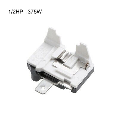 Refrigerator PTC Starter Relay 33 Ohm 1 Pin +Compressor Overload Protector 1/2HP