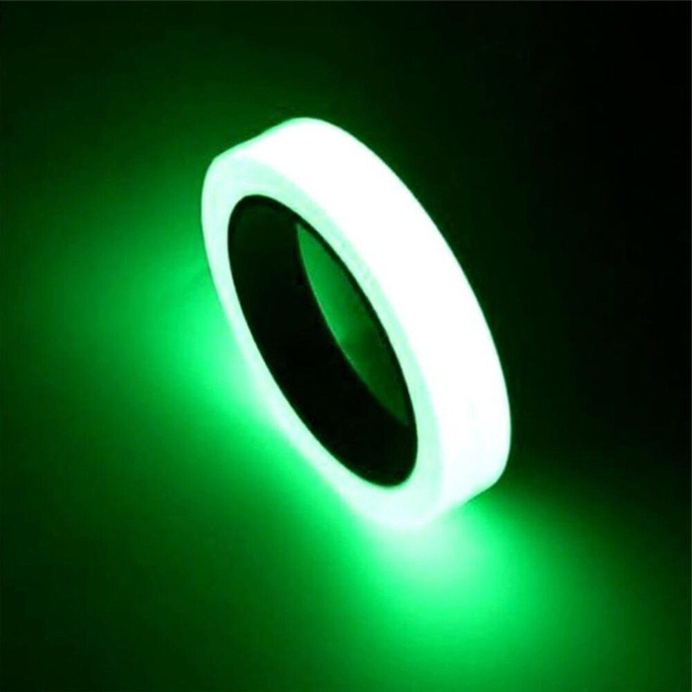 PVC Glow in The Dark Tape Luminous Emergency Roll Safety Warning Tape Night Self-adhesive Security Sticker Walls Steps Exit Sign