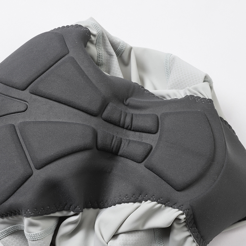 YKYW Pantaloncini con bretelle pro squadra da uomo Abbigliamento estivo da esterno Abbigliamento sportivo da bicicletta traspirante Collant Pantaloncini con bretelle blu grigi 6 minerale