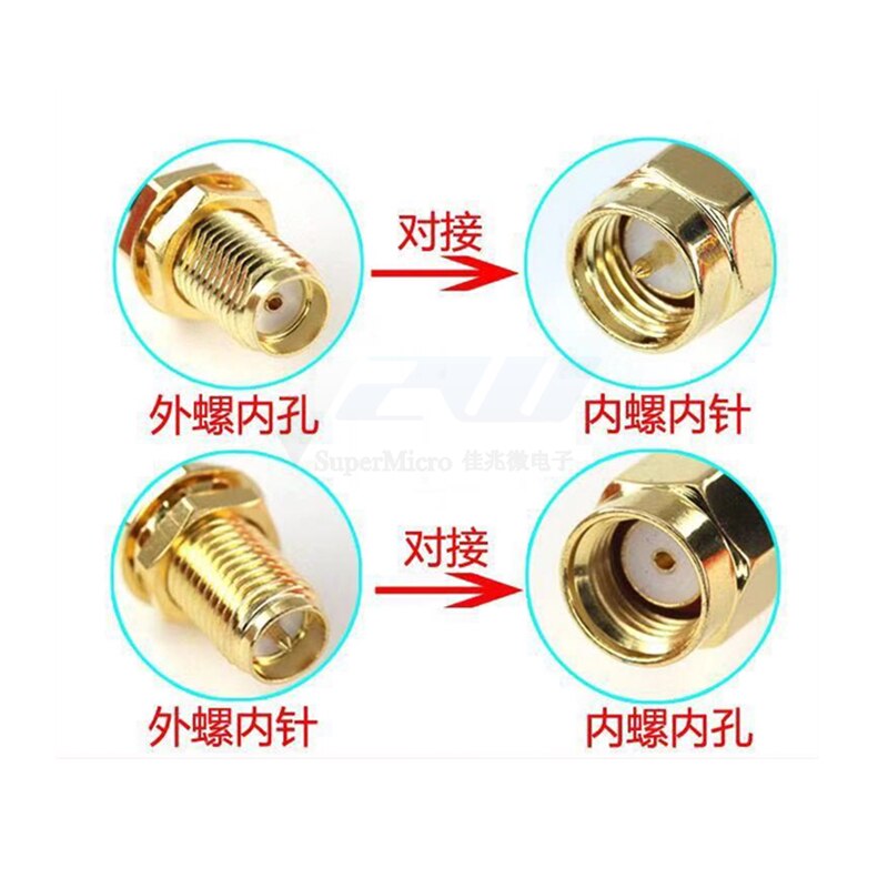 5-stück SMA / RP-SMA weibliche zu MHF4 IPEX IPX RF stecker Zopf kabel für Mini 0,81mm PCI karte intel WIFI Bord 10cm 15cm 20cm 30cm