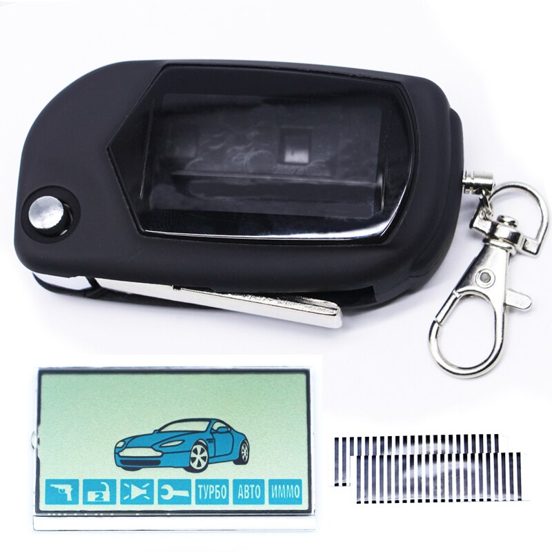 Ongesneden Blade Fob Case Voor Starline B91 B61 A91 A61 Kgb FX-5 FX-7 FX-3 Jaguar Ez-Een EZ-6 EZ-5 ez-Alpha Ez-Beta EZ-3 Ez-Een: case and Lcd6