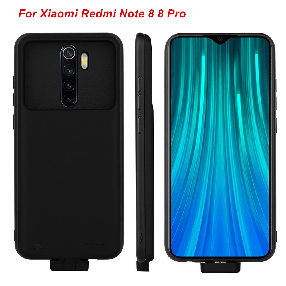 5000 mah til xiaomi redmi note 8 note 8 pro batterioplader cover eksternt smartphone cover power bank power case