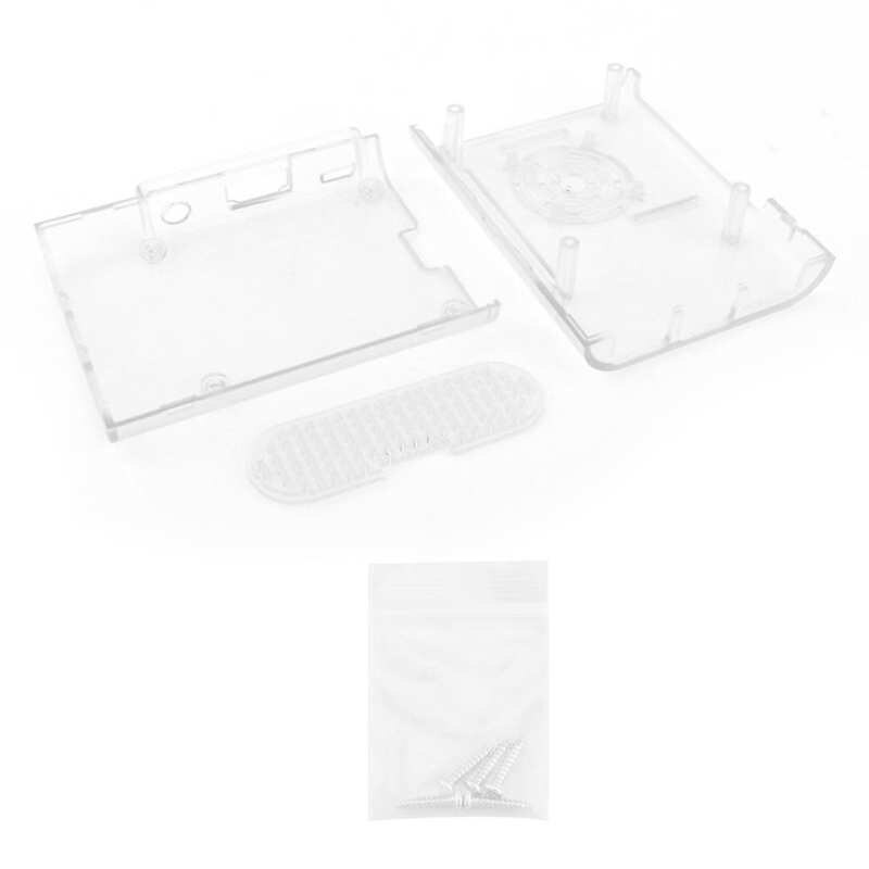 Protective Cover for Raspberry Pi Case Cover ABS Easy Use Single Board Computer Shell 3B/3B+ Enclosure Frosted for Raspberry Pi