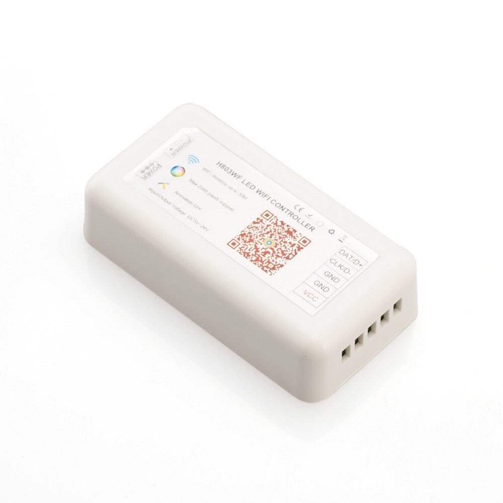 H803 WIFI LED WIFI Controller Full DIY Drive Max 2048 Pixels Support Dozens of Chips Support ArtNet Remote Control DC5-24V