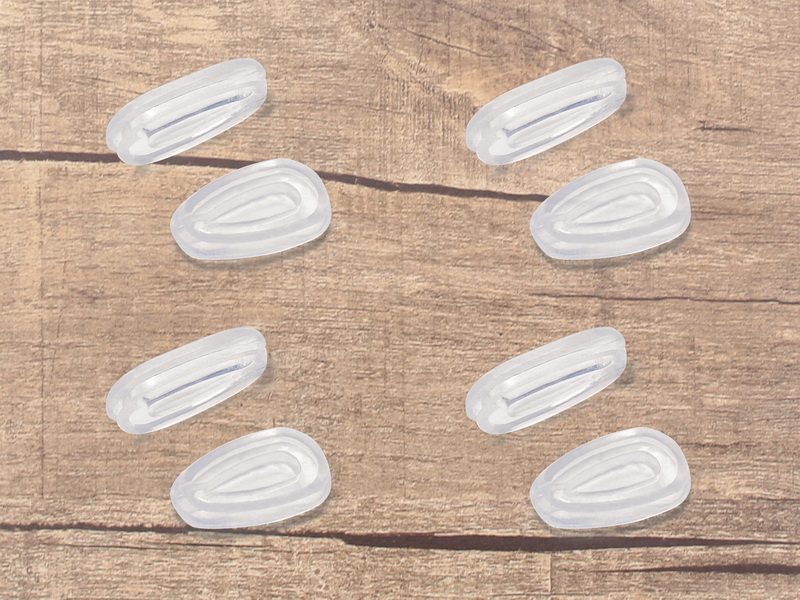 Vervangende transparante neuspads van vonxyz voor oakley titanium crosshair  oo6014 montuurvarianten: 4 paar