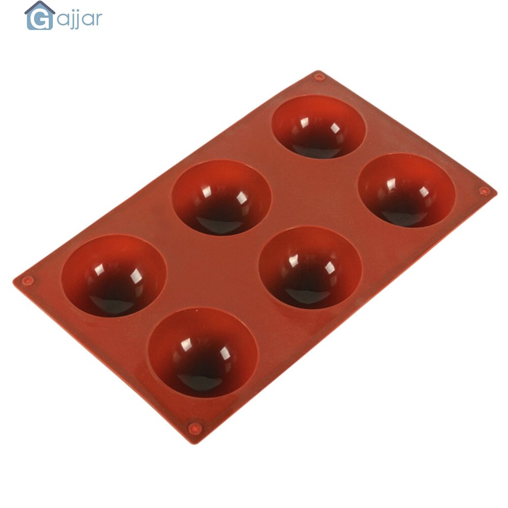 Gør-det-selv halvkugle kugle silikone kageform muffin chokolade småkage bageform pande form blå 26 feb.